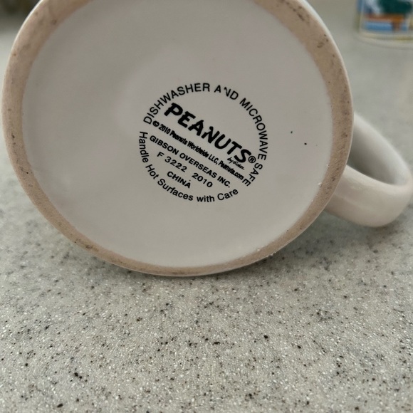 Gibson Peanuts Set Of Two Coffee / Tea Mugs Linus And Charlie Brown - Picture 9 of 9